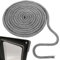 1 Pièces Joint Insert Cheminée Joint Vitre Insert Cheminée Joint de Cheminée Insert Joint Poele a Bois Joint pour Poele a Bois 14mm x 3m Joint en Fibre de Verre Joint d'étanchéité cheminée