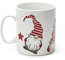 Excelsa Großer Wichtel, Keramik, Fassungsvermögen 900 ml, Weihnachtsdekoration