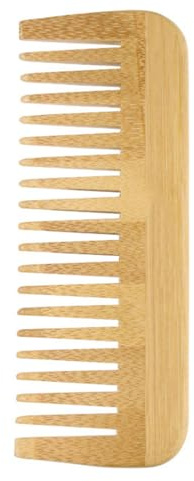 Pettine in legno, pettine in legno antistatico, pettine per capelli ricci, pettine ecologico Demelant