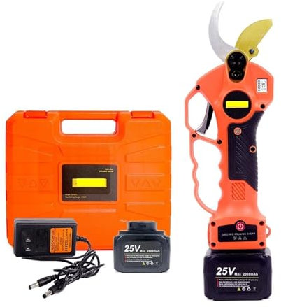 YYRHD-CZ Potatori Elettrici Portatili Senza Fili, Tagliasiepi da 25 V con Asta Telescopica, Motosega Elettrica da 5 Pollici(Shears)