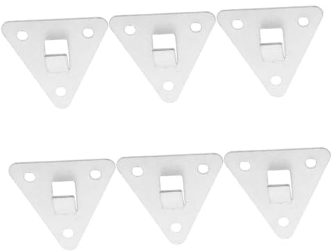 TOBBOMEY Soporte Para Extintores Químicos y Agua Con Montaje Seguro, 6 Ganchos De Pared Con Tornillos, Adecuado Para Extintor De Incendios De Cocina, Fácil Instalación, Kit De Montaje Compacto