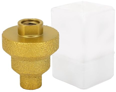 Topolenashop Punta Diamantata per Smussatura 20/35/50 mm Alesatore Conico Multistrato con Gambo M14 per Smerigliatrice Angolare | Punta Trapano Conica per Piastrelle,Marmo,CementoUso a Umido e Secco
