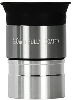 Telescope Eyepiece, 1,25-Zoll-Teleskop-Okular, mehrfach beschichtete optische Linse mit weicher Augenmuschel, 4 mm, 10 mm, 20 mm ，Parts(20mm)