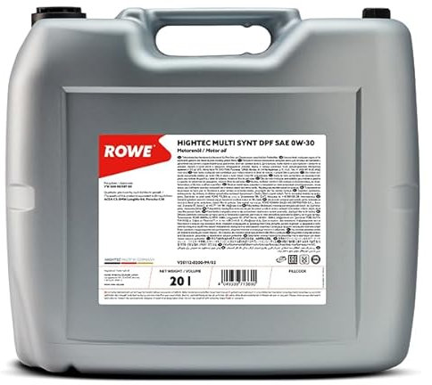 ROWE - 20 Liter HIGHTEC MULTI SYNT DPF SAE 0W-30 Motorenöl - PKW Motoröl