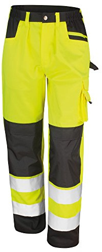 Result Pantalon Cargo Safe Guard, Jaune (Flo Yellow R327xyelllgr), 34-37 Homme