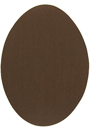 6 Aufbügelflicken Patches Farbe Hellbraun – Kinder Kleidung reparieren: Hosen, Pullover, Jacken, 10,5 x 8 cm