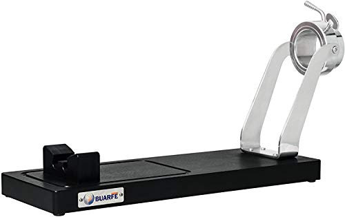 JAMONERO Modelo IBÉRICO Inoxidable Base Polietileno PE-500, Ideal para Uso Profesional, Soporte JAMONERO Gama Deluxe