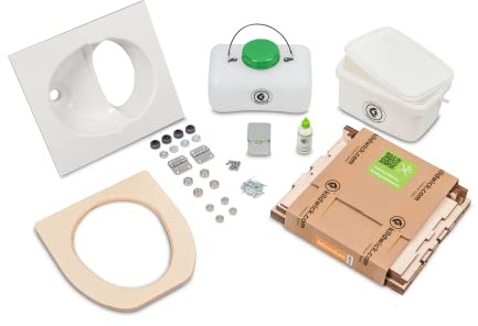 Kildwick MicroLoo Bausatz Campingtoilette/Komposttoilette weiß