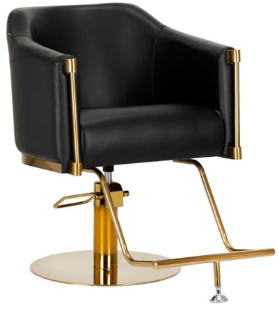 ACTIVESHOP FRISEURSTUHL GABBIANO Burgos Gold-SCHWARZ