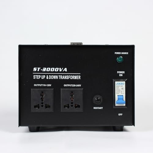 220V to 110V Step-Up Transformer, Voltage Converter 100Va~5000Va Optional, Suitable for A Variety of Electrical Appliances,2000VA