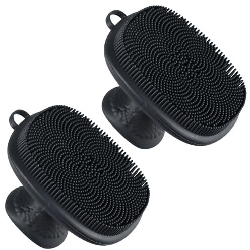 Spazzola per il Viso, Spazzola Morbida in Silicone per Pulizia del Viso, Spazzola per Pulizia Profonda del Viso, Pulizia Viso con Spazzola in Silicone, Spazzola per la Pulizia dei Punti Neri