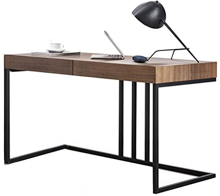GIAKOO Schlichter, Leichter und luxuriöser Computertisch aus Massivholz mit Einer Dicke von 10 cm, persönlicher Schreibtisch für das Home Office (120 x 60 x 75 cm)