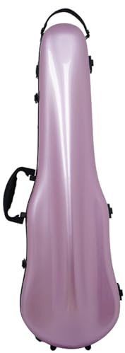 Violinkoffer Rucksack Geigenkoffer Aus Polyester PC 3/4 4/4 Geigenkoffer 1,5 Kg(Pink)