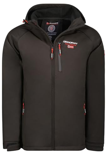 Geographical Norway Takitoama_Men Softshell da Uomo, Nero, M