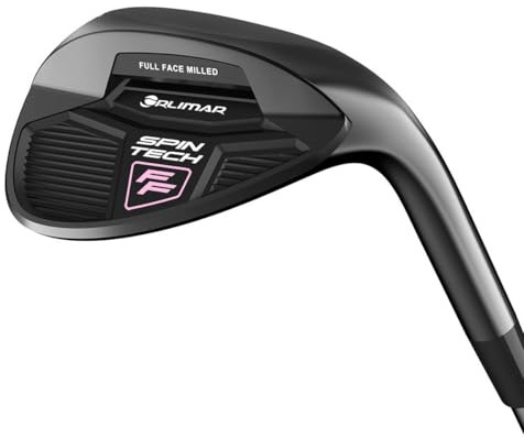 Orlimar Golf Spin Tech Full Face 60 Degree Black/Pink Lob Wedge, Women’s Right Handed, Graphite Shafted