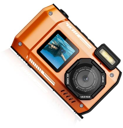 Appareil photo numérique haute résolution 6500 W Pixel avec zoom 10x IP68 étanche pour une utilisation polyvalente