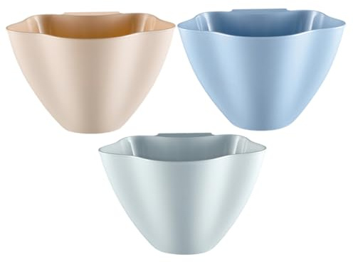 ULTECHNOVO 3pezzi Bidone Spazzatura Sospeso in Plastica Bidoni Spazzatura Per Cucina Domestica Contenitore Per Raccolta Differenziata Pattumiera Da Appendere
