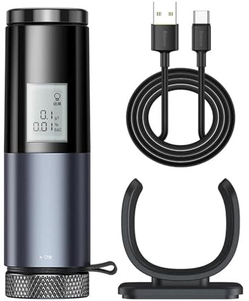 Testeur d'alcoolémie automatique, testeur d'haleine professionnel, affichage LED, portable, rechargeable par USB, outils de test