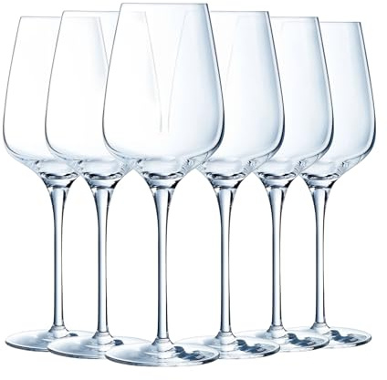 Chef & Sommelier - Collection Sublym - 6 verres à pied 35 cl - Fabriqués en France - Emballage renforcé