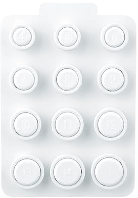 PureSphere Ring Sizing Kit, Reusable Sizer for Smart Rings Sizes 4-15 | Reusable plastic ring sizing kit (sizes 4–15), accurate finger measure tool for smart rings, home size guide for perfect fit