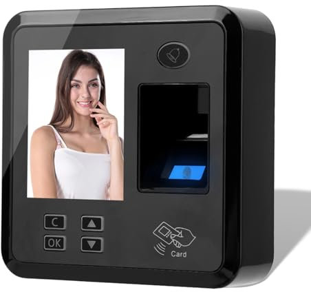 Zeiterfassungssysteme, Smart Attendance Machine 2 4-Zoll-Bildschirm Intelligentes für biometrischen Fingerabdruck-Passwort-Ausweis zum Einchecken von Mitarbeitern mit IP/TCP-Schnittstelle