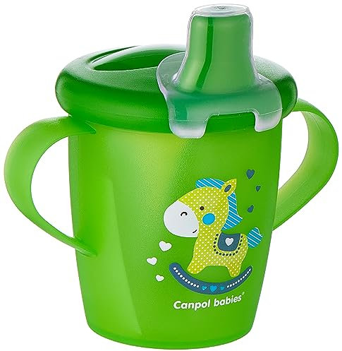 12M+ CANPOL BABIES ANYWAYUP Trinklernbecher 250ml Trinklernflasche Flasche Kind