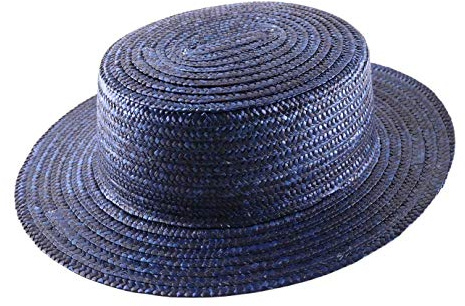 Classic Italy - Boater Kreissäge Strohhut Boater - Size 54 cm - bleu
