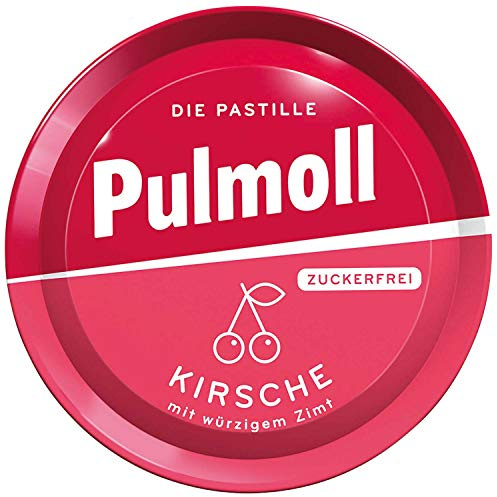 10 x Pulmoll Kirsche zuckerfrei mit Menthol a 50g