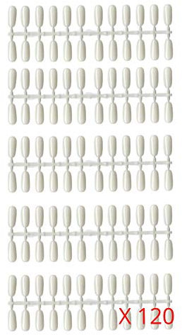 120 faux ongles nuanciers vernis semi permanent - gel - vernis à ongles,onglier nuancier nail art,présentation sur bouteille de vernis ou ongles, véritable présentoir vernis semi permanent (120)