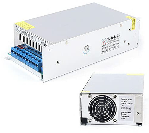 RibasuBB Alimentatore di rete da 1000 W DC 48 V 20 A, trasformatore di alimentazione, alimentatore di rete