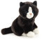 Uni-Toys - Katze schwarz-weiß, sitzend - 21 cm (Höhe) - Plüsch-Kätzchen - Plüschtier, Kuscheltier
