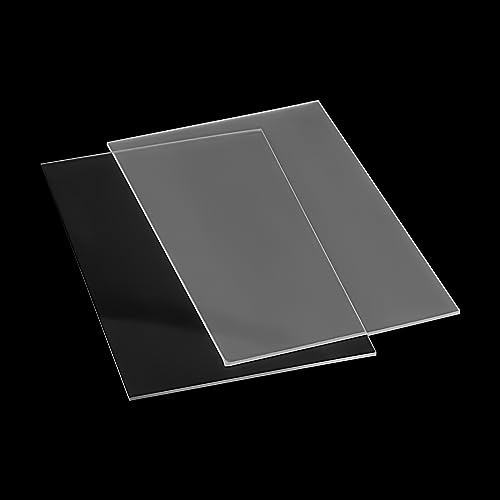 JAPCHET 20 PCS 4 x 6 Inch Clear Acrylic Sheets,150 x 100 x 2mm Transparent Plastic Acrylic Panel for Picture Frame, Painting, Craft Project