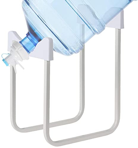 botella agua 3-5 galones con válvula dispensadora | Soporte para dispensador bebidas antideslizante con boquilla agua,Soporte para jarras jarra sin roscar 55 mm Povanjer