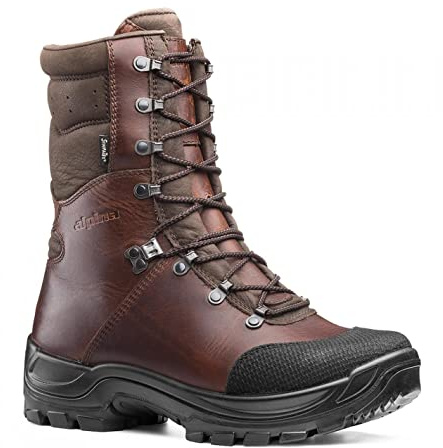 Alpina Men's TRAPPER Hunting Boots Waterproof Leather Shoes with Sympatex Breathable Membrane Slip-Resistant Rubber Sole Handcrafted in Europe EU 42 Brown Size 8.5