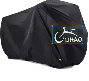LIHAO Telo Copri Bicicletta 210T Copertura Impermeabile Anti-UV per Bicicletta, Copribici Custodia Protettiva per Bicicletta - 200×70×110cm, Nero