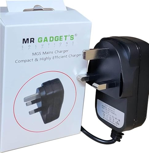 UK Mains Charger with Micro-USB Cable 3-Pin Plug, 5V 2A Power Adapter Compatible with Smartphones, Tablets, and Kindle e-Readers- CE - ROHS