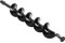 Garden Planting Post Hole Digger Earth Auger Drill Bit 100x800mm Single Ound Borer Ound Auger Digger for Garden Auger
