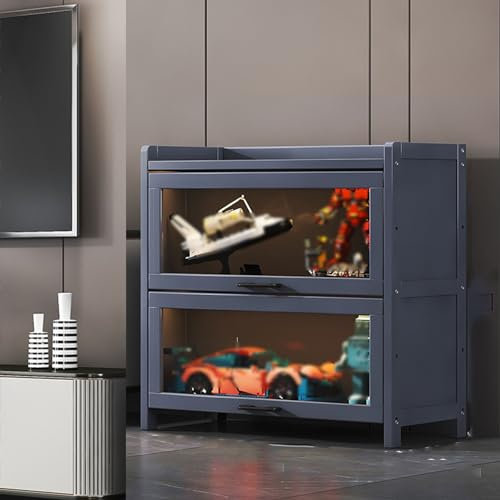 Acryl-Vitrine Für Sammlerstücke, Multifunktionale Staubdichte Acryl-Vitrine, Für Sammlerstücke, Spielzeug-Organizer, Regale Und Displays (A 50×32×70cm/19.7×12.6×27.6in)