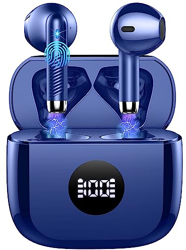 Cuffie Bluetooth Auricolari Bluetooth 5.4, Cuffie Wireless con 4 ENC Cancellazione Rumore Mic, Cuffie in Ear 40 Ore di Riproduzione, Cuffie Senza Filo HiFi Stereo IP7 Impermeabili per iOS & Android