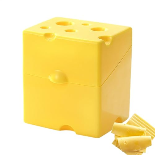 Contenitore per formaggi, ermetico, per eliminare gli odori del frigorifero, grande capacità, resistente, con coperchio, organizer per fette o formaggi grattugiati per uso in frigorifero