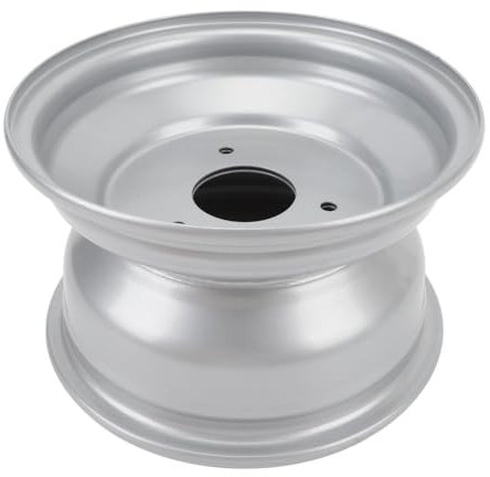 Moyeu de Roue en Alliage D'aluminium à 3 Trous de 8 Pouces, Jante de Roue à Structure Solide en Métal Professionnel pour la Plupart des VTT, Voiturettes de, (Largeur avant 140