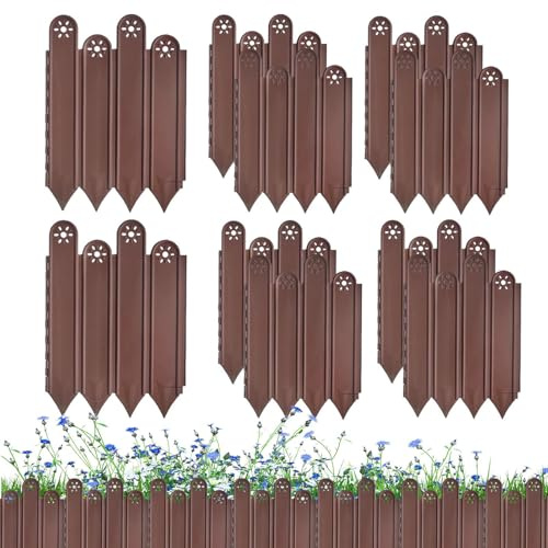 Bordures de Jardin et Délimitations | Bordures pour Pavés | Barrière Décorative pour Parterre, Pelouse, Allée, Terrasse, Jardin et Pavé