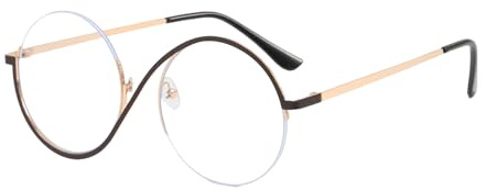 Générique Lunettes Anti Lumière Bleue - Verres pour Ordinateur,Protection Anti-Lumière Bleue Style Vintage Pour Conducteurs, Étudiants, Jeux et Télévision