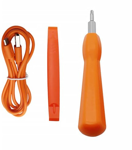 Double-Ended T6 T15 Torx Screwdriver and Charging Cablefor Doorbells | Replacement Tools for Compatible Video Doorbell Models and Repairs