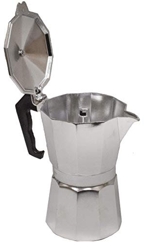 MAURY'S CAFFETTIERA MICA LA MOKA IN ACCIAIO INOX (9 Tazze)