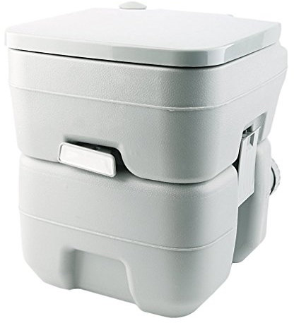 Krispich Tragbare Camping Toilette Loo Caravan Flush Travel Outdoor Töpfchen Kommode 20L