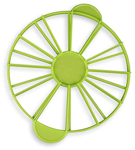 BYFRI Round Cake Cutter 10/12 Piece Bread Cake Divider Equal Portion Cutter Plastic Slice Marker Baking Tool