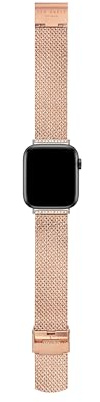 Ted Baker Rose Gold Jewellery Mesh Band for Apple Watch® (Model: BKS38S315B0), Rose Gold