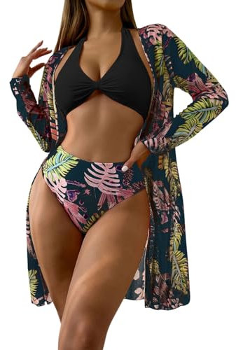 WILLBEST rosa schwimmkleidung Damen meerjungfrauenflosse Bikini knapp Boxershorts Damen bademode für mollige Frauen perioden unterwäsche Badeanzug mit Push up Bandeau Bikini Push up Glitz