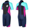 Summshall Neoprenanzug Kinder mit Schwimmflügel 2.5mm Shorty Neopren Kinder Neoprenanzug Kurz Wärmender Neoprenanzüge Thermal Badeanzug für Mädchen und Jungen zum Tauchen, Schwimmen, Surfen